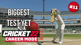 BIGGEST TEST YET - CRICKET 22 CAREER MODE SEASON 2 #11