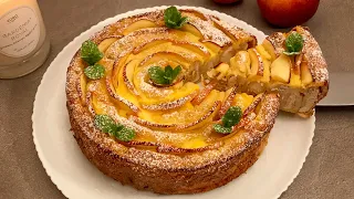 БЛИННЫЙ ПИРОГ с творожно-яблочной начинкой | Apple pie