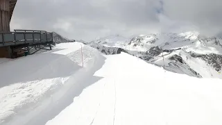 Piste Pas Du Roc Red & Col Blue   La Norma/Valfrejus Ski