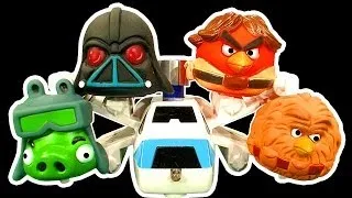 Angry Birds Dark Side Knock Off Toys Ep 3 Star Wars AT-AT Cookie Monster Strikes Back Attack