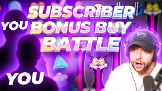 TWO Viewers have a BONUS BUY BATTLE with MY BALANCE!! SUPER DEGENERATE!! (Bonus Buys)