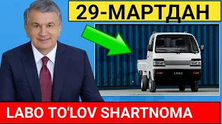 "UzAuto Motors" 29 март 18 минг дона "Labo" автомобиллари учун онлайн шартномалар очилишини