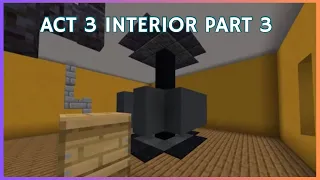 Minecraft Tutorial: How To Make Hello Neighbor Act 3 Interior! (Part 3)