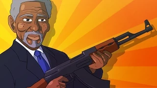 Morgan Freeman Plays Call of Duty (Call of Duty Trolling)