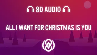 Mariah Carey - All I Want for Christmas Is You (Lyrics) | 8D Audio 🎧
