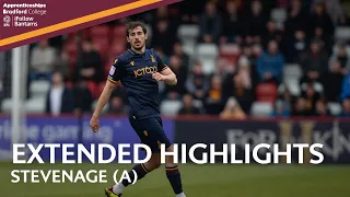 EXTENDED HIGHLIGHTS: Stevenage v Bradford City