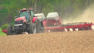 CASE IH MX 380 SMARTTRAX TRACTORS PLANTING SOYBEANS and CORN  2024 SPRING PLANTING SEASON