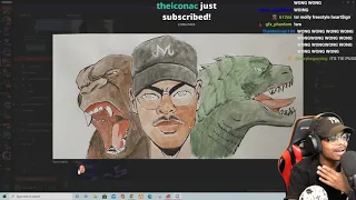 ImDontai Reacts To FNG's Godzilla VS Kong Art