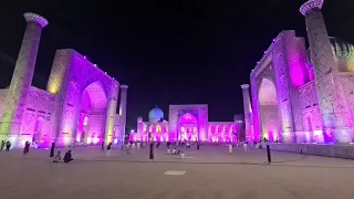 Registan Light Show - Samarkand, Uzbekistan🇺🇿