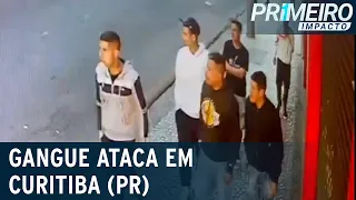 Gangue do “empurra-empurra” ataca pedestres e motoristas | Primeiro Impacto (24/05/22)