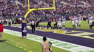 Ravens vs. Vikings Bell for the 4th quarter TD 11-7-2021