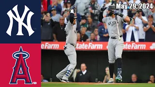 New York Yankees vs Los Angeles Angels 05/29/24 Game Highlights | MLB Highlights | 2024 MLB Season