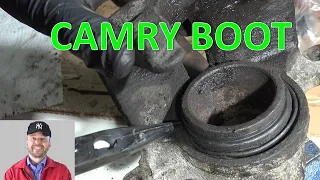 How to replace Dust Boot in front Brake Caliper Toyota Camry. Years 2000 to 2018