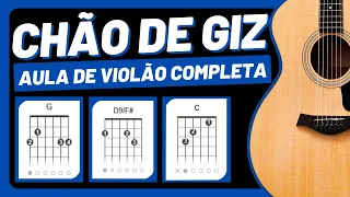Chão de Giz (Zé Ramalho) - aula de violão completa acordes batida e introdução | Prof. Paulo Sousa