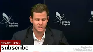 Steve Smith breaks down in tears during emotional press conferencecaptain of the Australia national