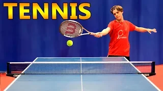 Tennis Ping Pong (epic serve)