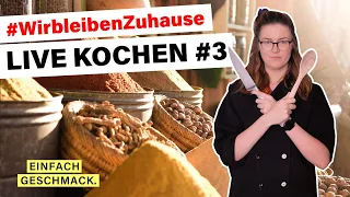 ROTE LINSEN CURRY (vegan) | 🔴 #STAYHOME & KOCH LIVE MIT UNS #3 | einfachgeschmack