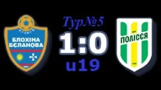 10.10.2018  U19 Перша ліга. Блохіна Бєланова - Полісся 1 - 0
