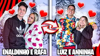 TROCAMOS DE NAMORADA POR 24 HORAS COM A RAFA E LUIZ!