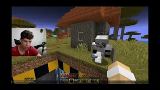 vMario vuela a la luna en MINECRAFT 😎