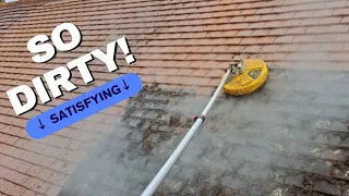 Roof Steam Clean And Got To Use My New Drone! | Getting This Country Farm House Back in to Shape!