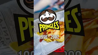 PRINGLES LOGO EVOLUTION #pringles #chips #logo #shorts #youtubeshorts #evolution