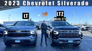 2023 Chevrolet Silverado LTZ (Z71) vs LT // specs. Do you know the differences?