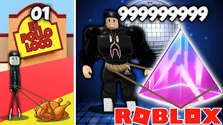 Arrastro los Nuevos Objetos de la Ultima Zona Retro 💪🏋️‍♂️en Roblox Strongman Simulator