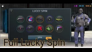 Critical ops Warpaint Lucky spin 2021 full spin + some random case opening || Time lapse