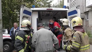 м. Львів: на пожежі врятовано двох людей.