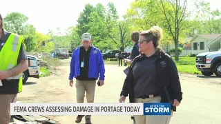 FEMA on the ground in Kalamazoo County to assess tornado damage