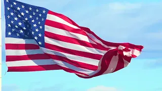 USA Flag waving for hours no sound High definition 4 HOURS US, 'Merica, Old Glory, Freedom