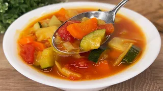 Aromatic Comforting soup that will save you from dehydration! Healing Cabbage Soup!