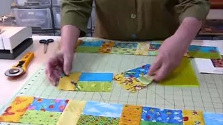 How to make a Rectangles Block using 5" squares - Quilting Tips & echniques 047