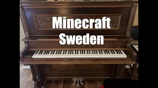 Playing Minecraft "Sweden" on a 114-year-old piano