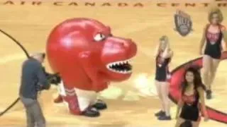 raptor eats hot cheerleader