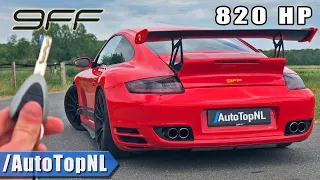 820HP Porsche 997 Turbo 9ff *329KM/H* REVIEW on AUTOBAHN [NO SPEED LIMIT!] by AutoTopNL