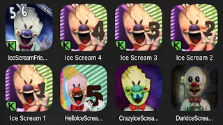 Ice Scream 6, Ice Scream 5, Ice Scream 4, Ice Scream 3, Ice Scream 2, Ice Scream 1, Hello Ice Scream