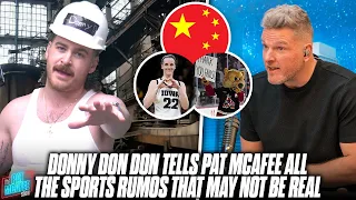 Donny Don Don Tells Pat McAfee The Latest Sports Rumors That Probably Aren't True