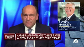 Philly Fed president says it's appropriate to hike rates a few more times in 2023
