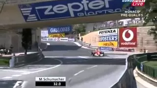 F1 Monaco 2004 Q1 Michael Schumacher Lap