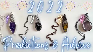 2022 Predictions & Advice🌟🥳| PICK A NECKLACE💎 *Super In-Depth* Tarot Reading