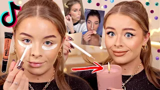 Testing USEFUL *TIKTOK* MAKEUP HACKS?!