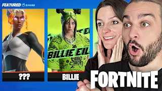 ON A RECU UN SKIN SECRET SUR FORTNITE ! ON CRAQUE POUR BILLIE EILISH DANS LA BOUTIQUE