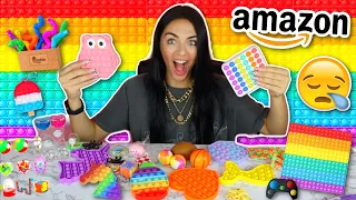 Testing Amazon Fidget Slime Kits! Pop Its, Slime, Stress Balls, Fidget Pops Part 5