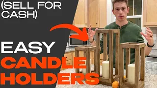 MAKE MONEY Selling Candle Holders | DIY Guide | #woodworking #diy