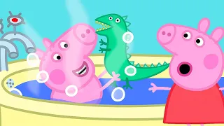 George's Dinosaur Bubble Bath 🦖 🐽 Peppa Pig and Friends Full Episodes