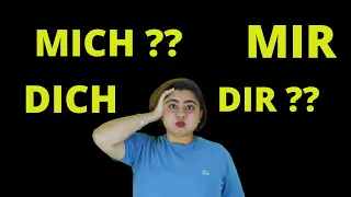 Personal Pronomen (German)| Difference between MICH - DICH - MIR - DIR.