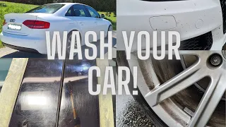 AUDI A4 - How to wash exterior