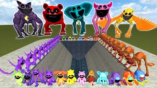 Zoonomaly Smiling Critter Poppy Playtime Freddy Fazbear Digital Circus in GIANT SHREDDER Garry's Mod